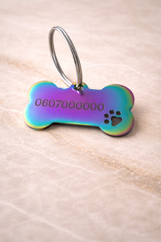 Médaillon pour chien multi-color