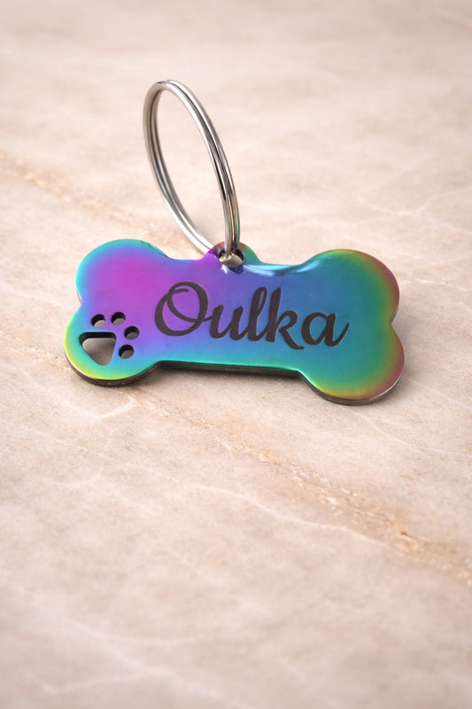 Médaillon pour chien multi-color