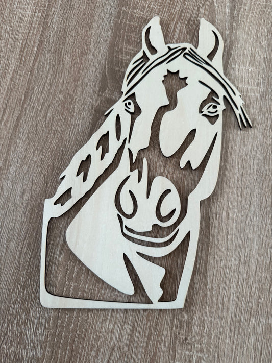 Découpe bois chevale